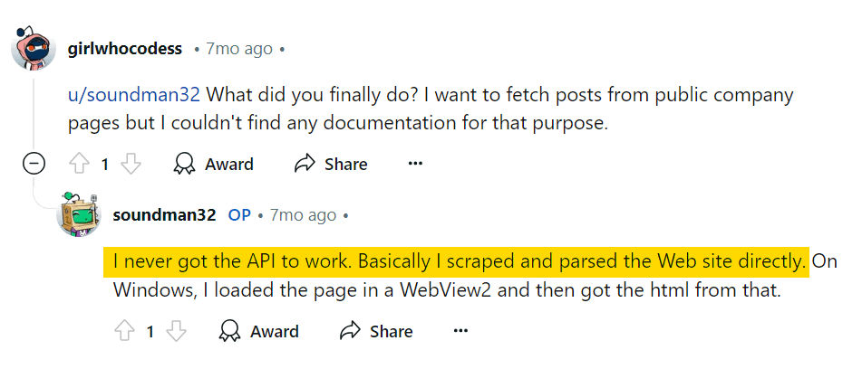 linkedin api reddit comment - image23.png