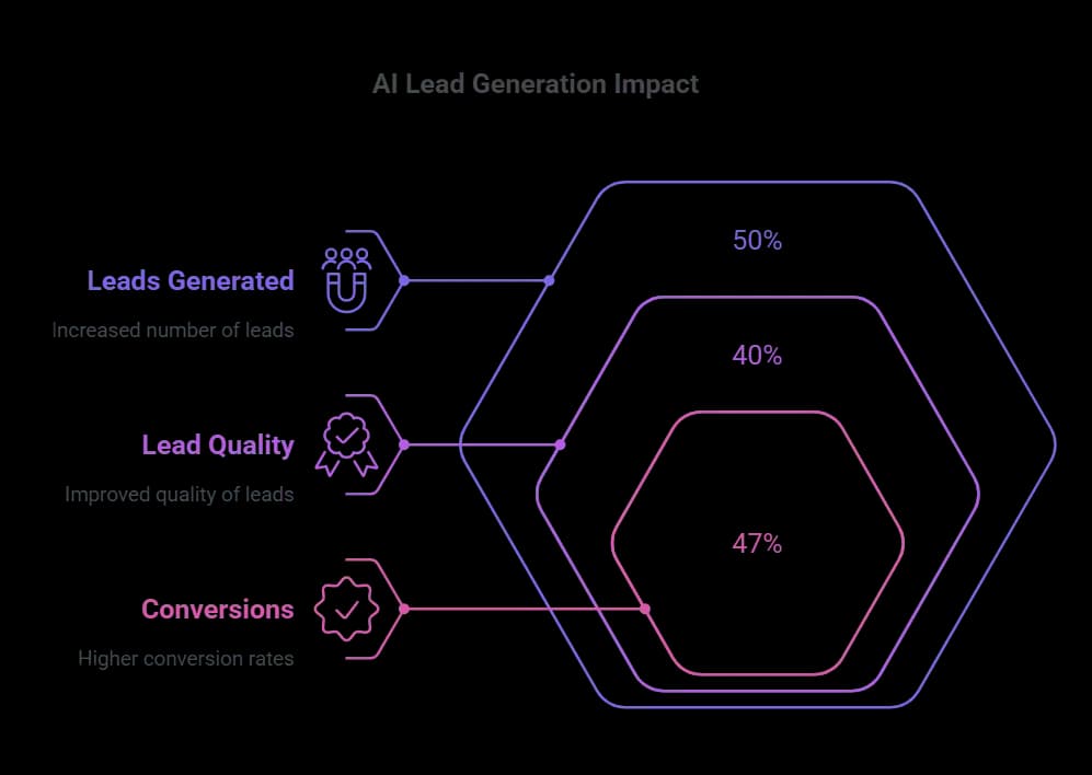 AI lead gen statistics