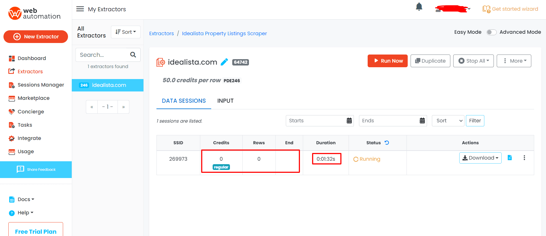 WebAumation Dashboard