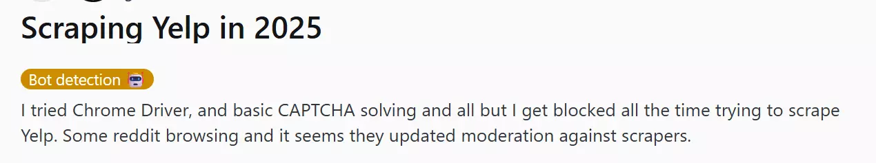 Reddit pain points - rolling your own scraper is a graveyard