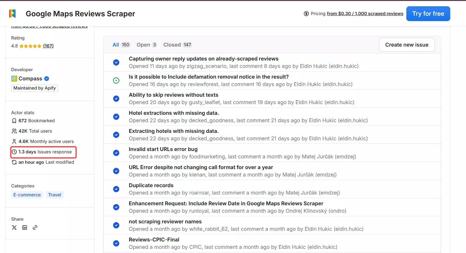Apify customer support