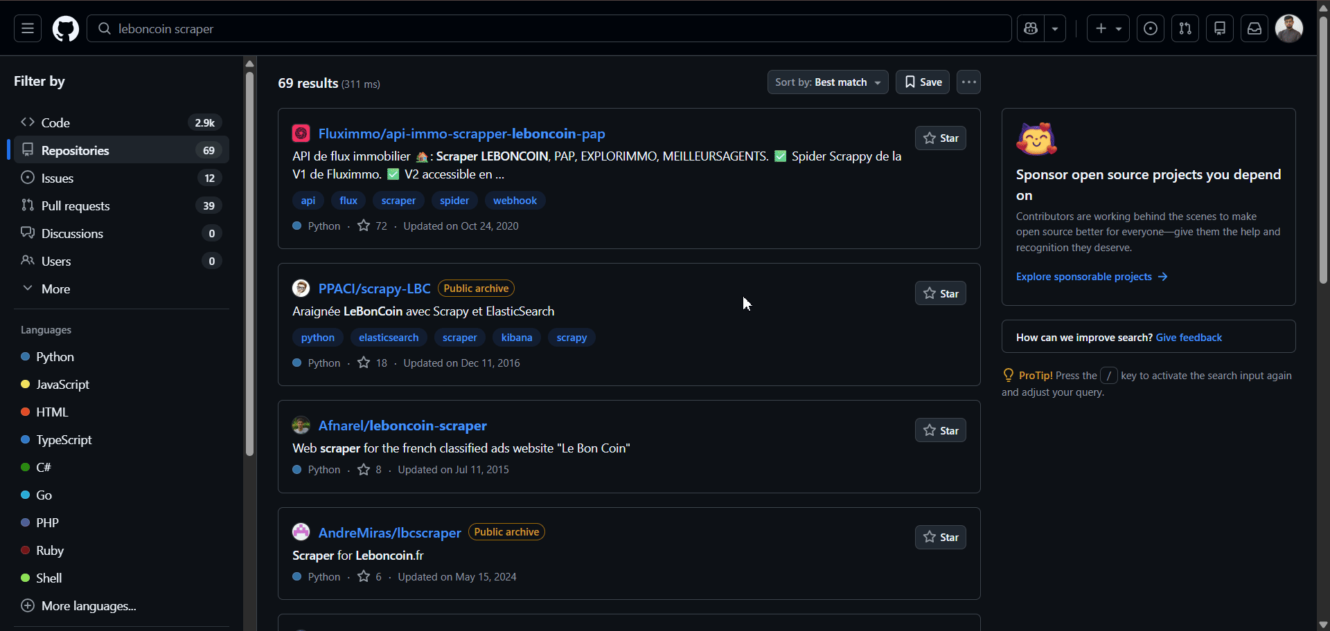 How did I choose the best Leboncoin scrapers?