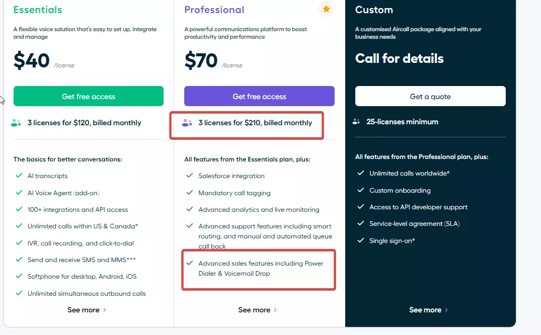 4 Best cold calling software of 2025 - Pricing image40