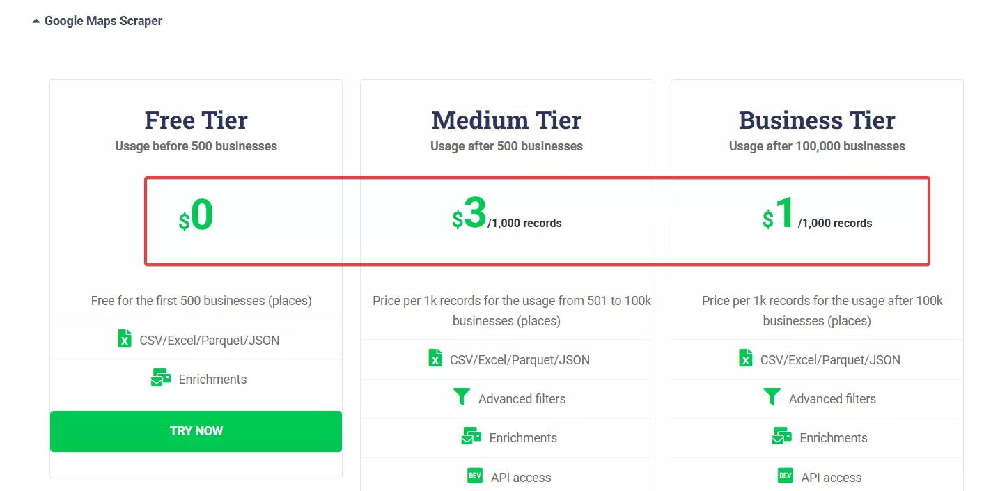6 best Lobstr.io alternatives - How much does Outscraper cost?