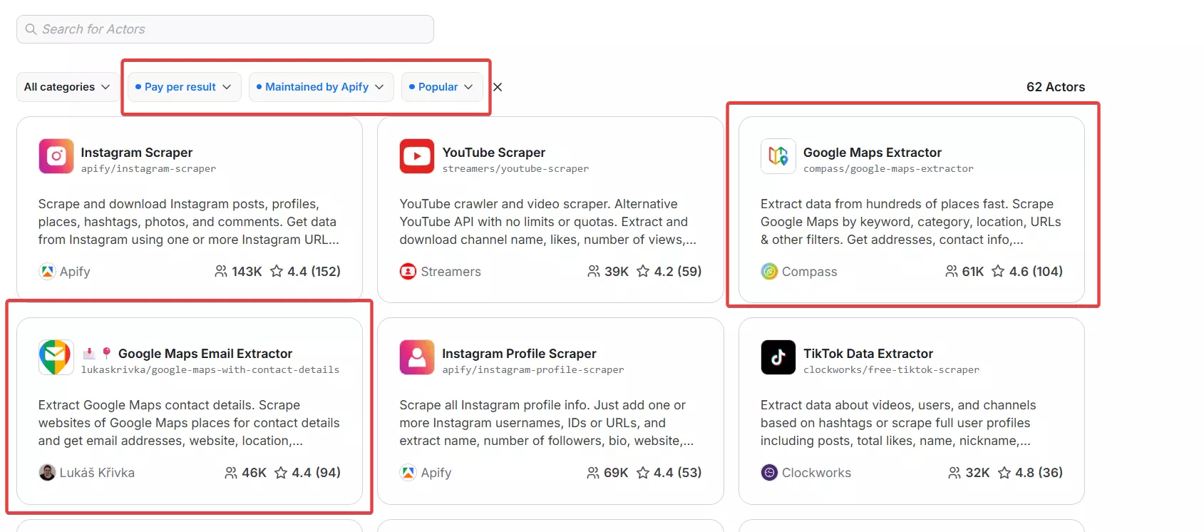 6 best Lobstr.io alternatives - How much does Apify cost? image34
