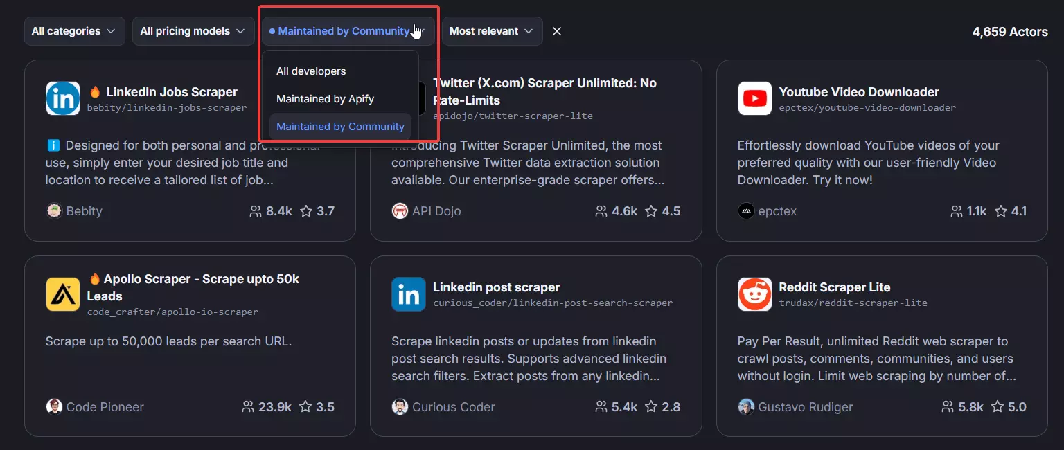 Best Phantombuster alternatives for web scraping - What’s missing? image27
