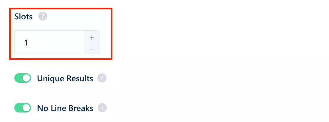 lobstr.io Slots setting to increase scraping speed by running multiple bots in parallel