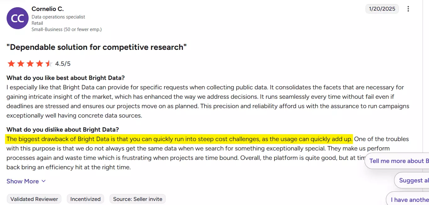 5 Best Google rank tracking APIs compared - What do users say? image19