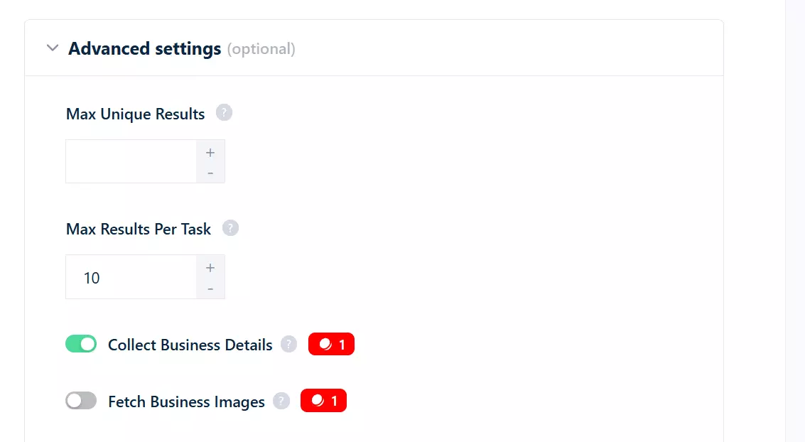 How to scrape Google Maps using lobstr.io (no coding needed) - Search region & language image25