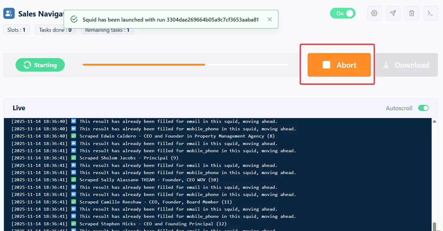 Lobstr.io: Best Evaboot Alternative - Launch preference image34