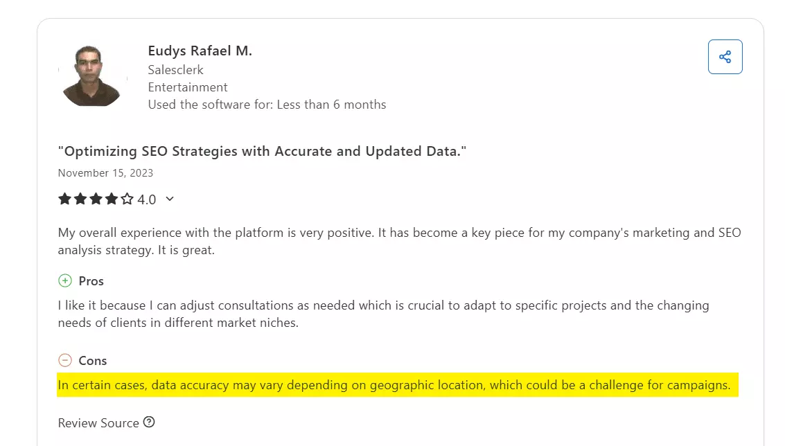 5 Best Google rank tracking APIs compared - Features image26
