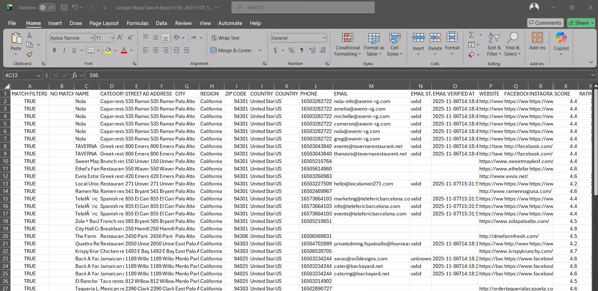 How to scrape Google Maps using lobstr.io (no coding needed) - 5. Enjoy image33