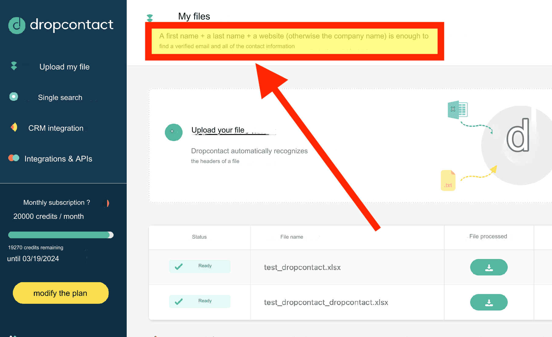 dropcontact needs company name to find email address - image19.png