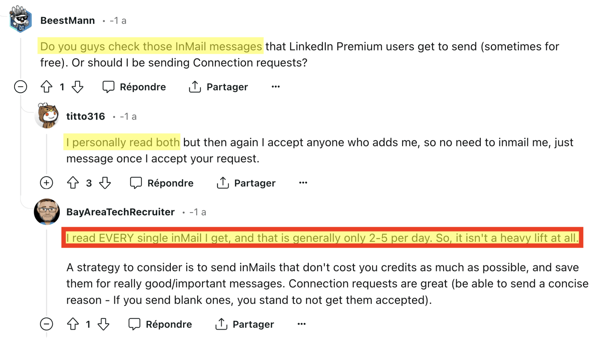 i read every single inmail quote reddit baytecharearecruiter - image1.png