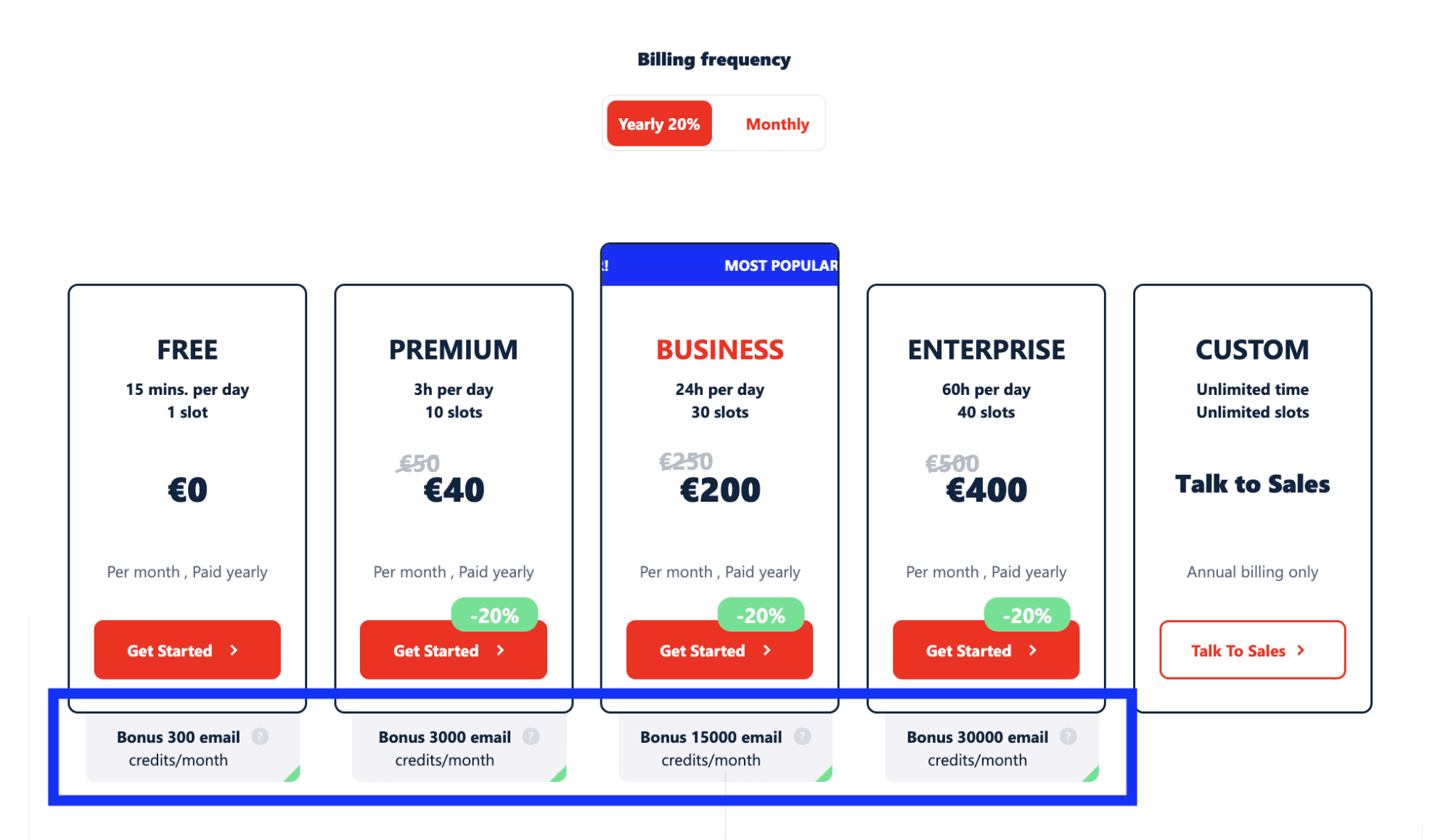 lobstr io pricing page monthly email credits - image52.png