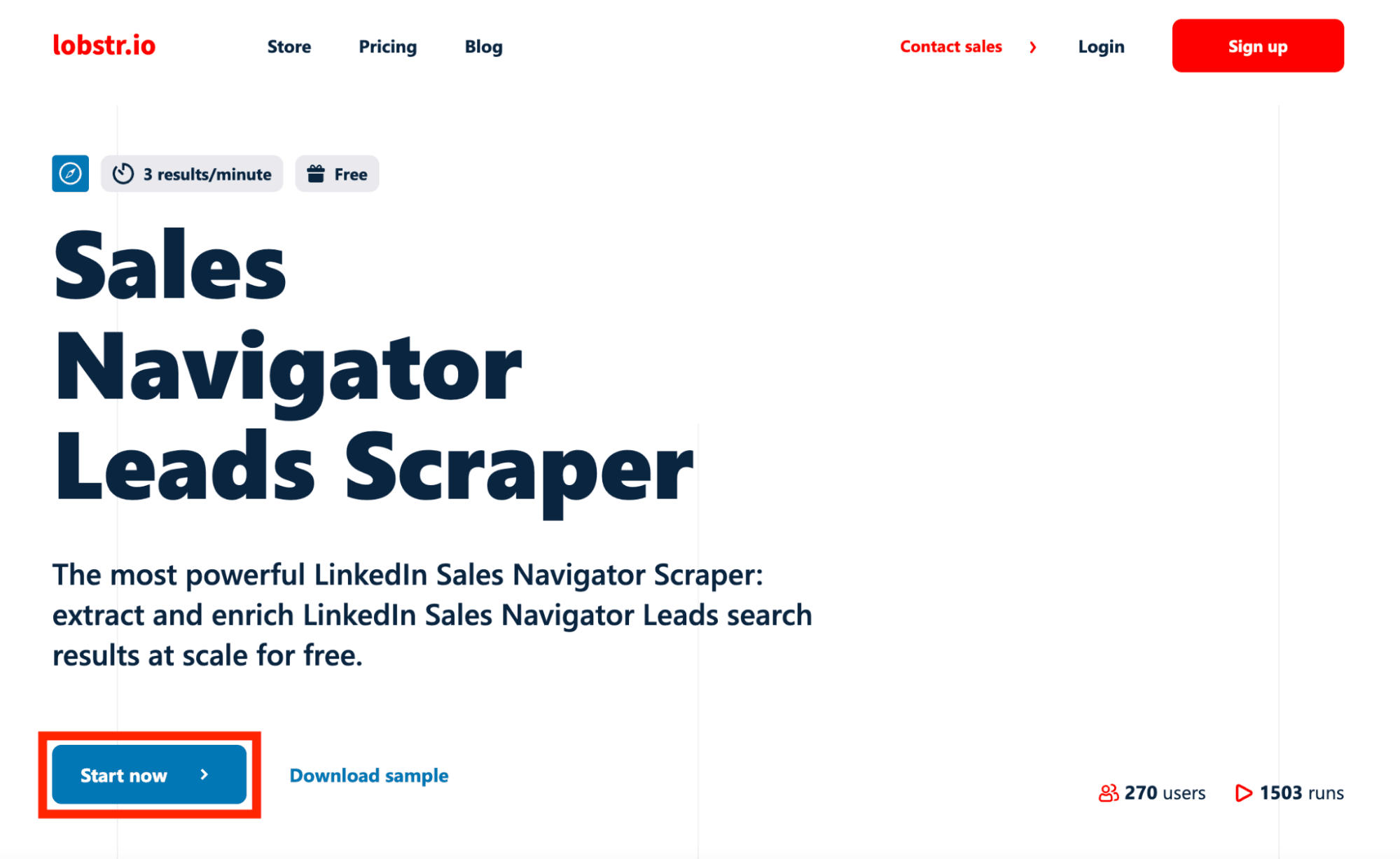 lobstr sales navigator leads scraper - image1.png